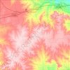 Nolan County topographic map, elevation, terrain