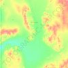 Durham topographic map, elevation, terrain