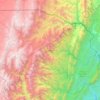 Santa Victoria topographic map, elevation, terrain