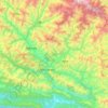 Pyuthan topographic map, elevation, terrain