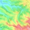 Monès topographic map, elevation, terrain