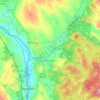 Allenstown topographic map, elevation, terrain