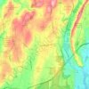 Woodbridge topographic map, elevation, terrain