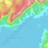 Karsdale topographic map, elevation, terrain