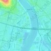 Infopark topographic map, elevation, terrain