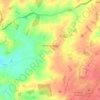North Crawley topographic map, elevation, terrain