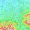 Bielsko-Biała topographic map, elevation, terrain