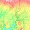 Tuscania topographic map, elevation, terrain