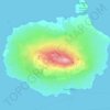 Isla Santa Cruz topographic map, elevation, terrain