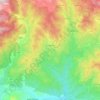 Pelendri topographic map, elevation, terrain