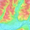 Chancelade topographic map, elevation, terrain