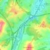 La Francheville topographic map, elevation, terrain