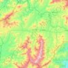 Yancey County topographic map, elevation, terrain