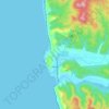 Chekhov topographic map, elevation, terrain