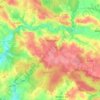 La Bouëxière topographic map, elevation, terrain
