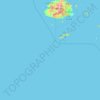 Nadroga-Navosa topographic map, elevation, terrain