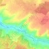 Machiel topographic map, elevation, terrain