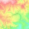 Beckham County topographic map, elevation, terrain