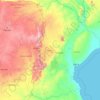Manica Province topographic map, elevation, terrain