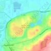 Green Lakes State Park topographic map, elevation, terrain