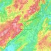 Roxbury Township topographic map, elevation, terrain