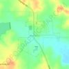 Woodson topographic map, elevation, terrain