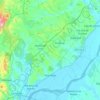 Azambuja topographic map, elevation, terrain