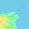 Urangan topographic map, elevation, terrain