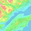 Cromarty Firth topographic map, elevation, terrain