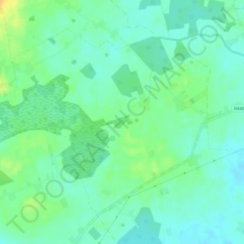 Gallstown topographic map, elevation, terrain