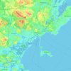 Lynn topographic map, elevation, terrain