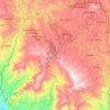 Patzún topographic map, elevation, terrain