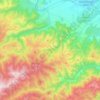 Gura Râului topographic map, elevation, terrain