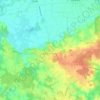 Pierre-de-Bresse topographic map, elevation, terrain