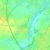 Grantchester topographic map, elevation, terrain