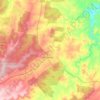 Yarraman topographic map, elevation, terrain