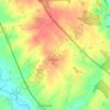 Hanslope topographic map, elevation, terrain