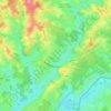 Perrecy-les-Forges topographic map, elevation, terrain