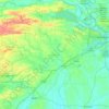 Saline County topographic map, elevation, terrain
