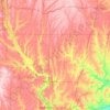 Platte River topographic map, elevation, terrain