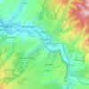 Gălăuțaș topographic map, elevation, terrain