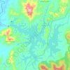 Beris Reservoir topographic map, elevation, terrain