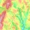 Marlborough topographic map, elevation, terrain