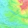 16th district topographic map, elevation, terrain