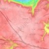 Bourneville-Sainte-Croix topographic map, elevation, terrain