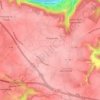 Bourneville-Sainte-Croix topographic map, elevation, terrain