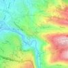 Mkalles topographic map, elevation, terrain