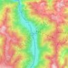 Dorfgastein topographic map, elevation, terrain