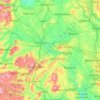 Shropshire (Ceremonial) topographic map, elevation, terrain