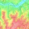 Little Berkhamsted topographic map, elevation, terrain